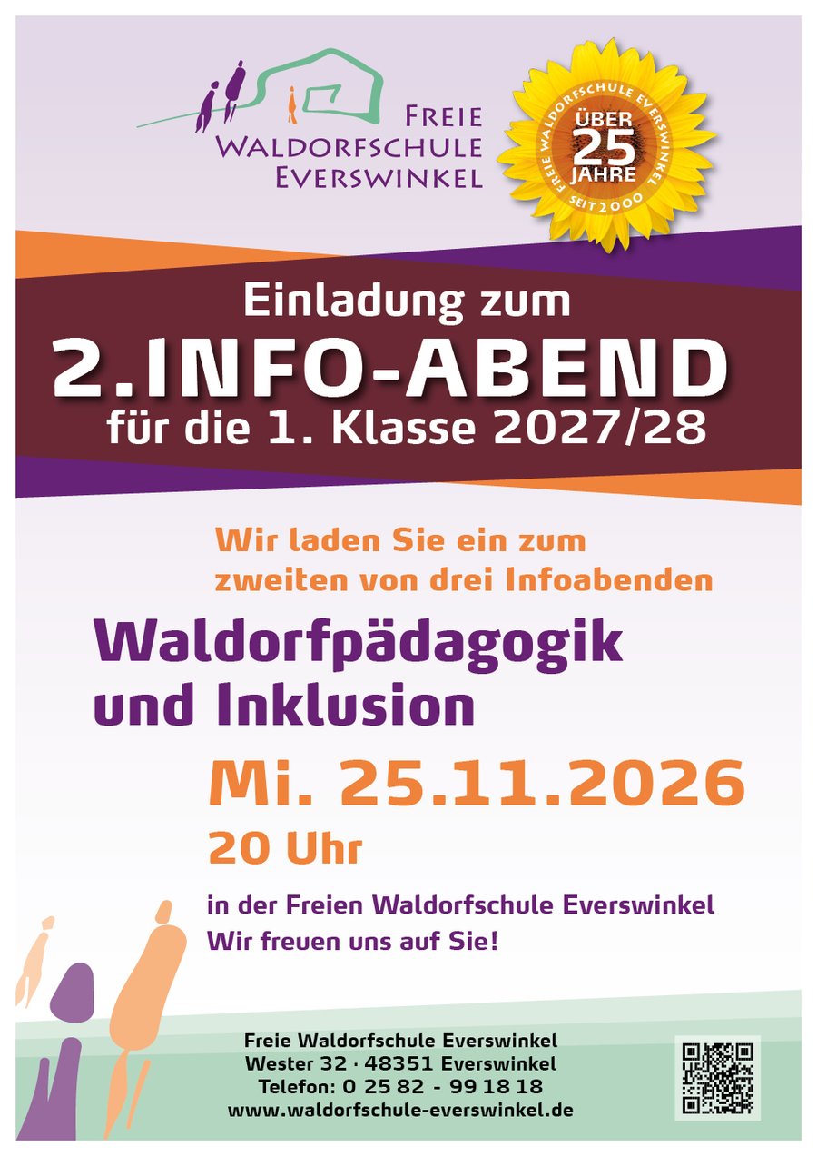 Plakat zum 2. Infoabend